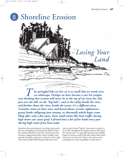 8 Shoreline Erosion