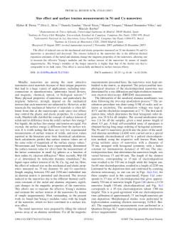 Size effect and surface tension measurements in Ni and Co nanowires