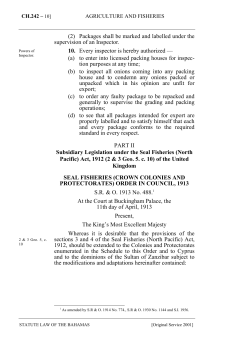 (Crown Colonies and Protectorates) Order in Council, 1913