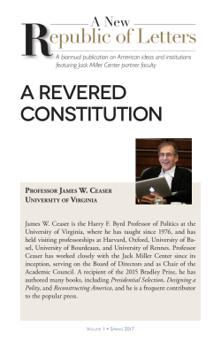 A Revered Constitution