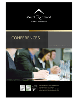 conferences - Mount Richmond Hotel