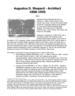Part I - Town of Webb Historical Association
