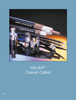 HELIAX Coaxial Cables