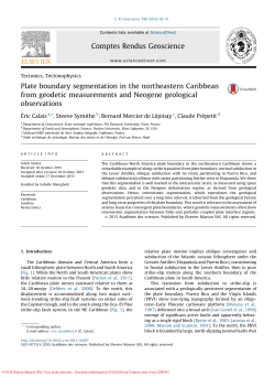 Plate boundary segmentation in the northeastern Caribbean from