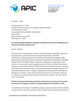 Bloodborne Pathogens Standard