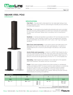 square steel pole