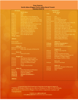 Pony Express North Aiken-Wagner-Perry