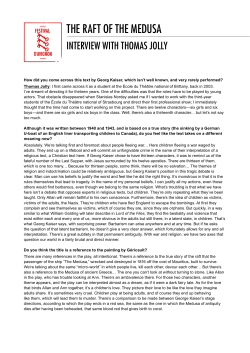 THE RAFT OF THE MEDUSA