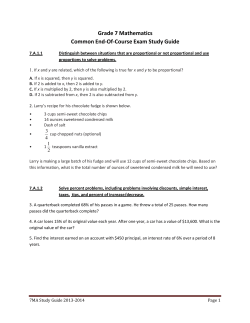 Math Grade 7 - Marion County Public Schools