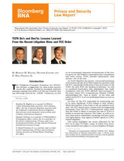 TCPA Do`s and Don`ts