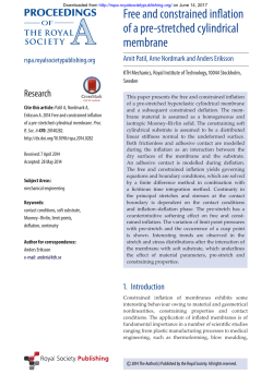 Free and constrained inflation of a pre
