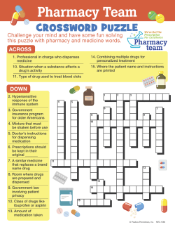 Pharmacy Puzzles - Positive Promotions