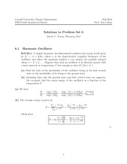 HW6 solutions - Itai Cohen