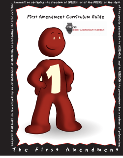 First Amendment Curriculum Guide - Garden State Scholastic Press