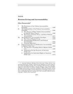 Reason-Giving and Accountability