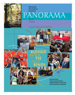 Spring 2007 - Pittsburgh Theological Seminary