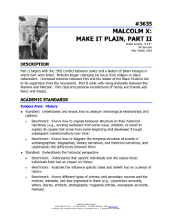 malcolm x: make it plain, part ii