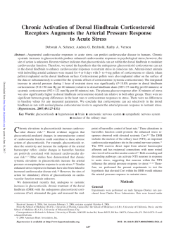 Chronic Activation of Dorsal Hindbrain Corticosteroid