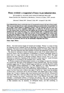 Honey revisited: a reappraisal of honey in pre