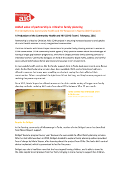 Case study - Christian Aid