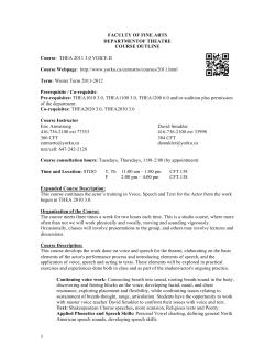 Course Outline - York University