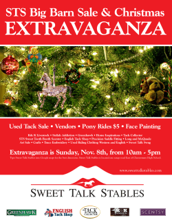 extravaganza - Sweet Talk Stables