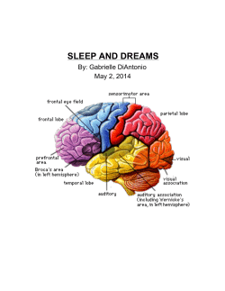 SLEEP AND DREAMS