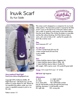 Inuvik Scarf