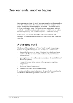 One war ends, another begins