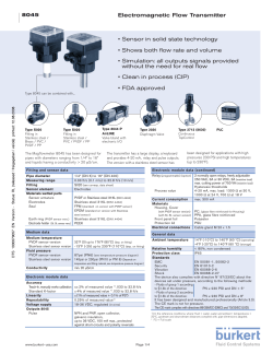 PDF Electromagnetic Flow Transmitter