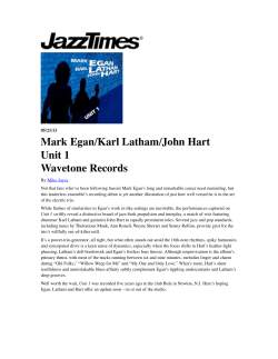 Reviews &ndash; Unit 1