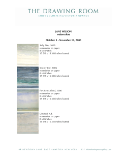 exhibition checklist