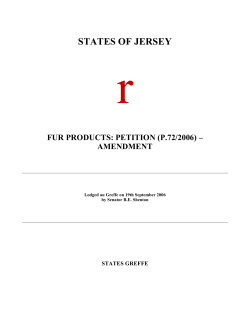 petition (P.72-2006) &ndash; amendment