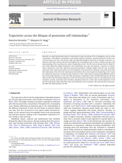 Trajectories across the lifespan of possession