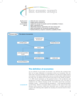 1Basic economic concepts
