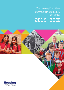 the: Community Cohesion Strategy 2015-2020