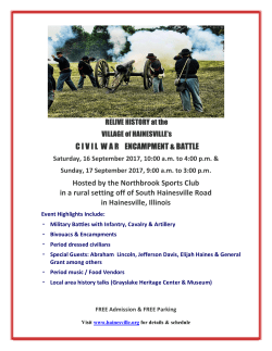 Hosted by the Northbrook Sports Club in a rural setting off of South