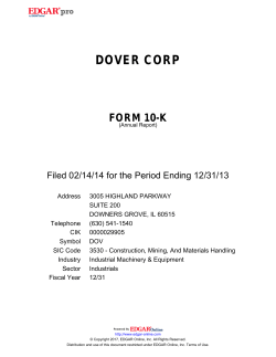 dover corp - OTC Markets