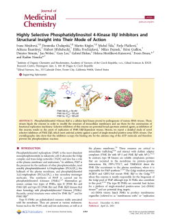 Highly Selective Phosphatidylinositol 4‑Kinase III&beta; Inhibitors and
