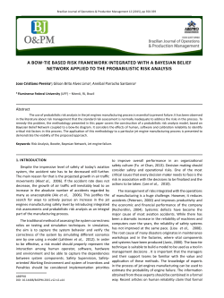 A Bow-Tie BAsed risk frAmework inTegrATed wiTh A BAyesiAn