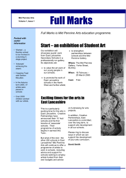 Full Marks - Mid Pennine Arts