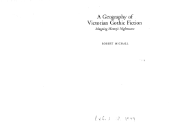 A Geography of Victorian Gothic Fiction