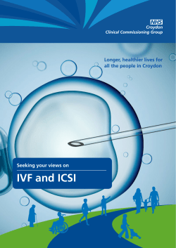 Croydon CCG IVF consultation document