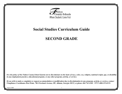 Social Studies Second Grade