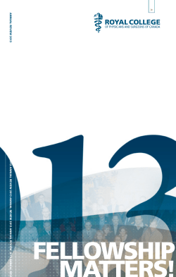 Annual Review 2013 - The Royal College of Physicians and