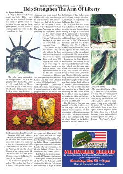 Help Strengthen The Arm Of Liberty