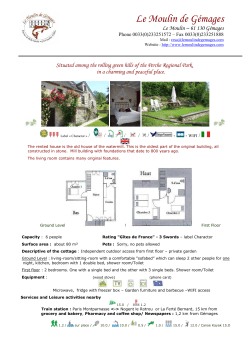 Le Moulin de G&eacute;mages