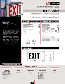 8X3 Series - LightAlarms