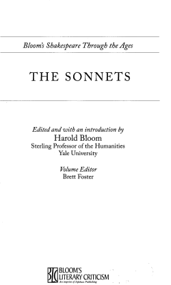 the sonnets