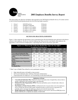 2005 Employee Benefits Survey Report